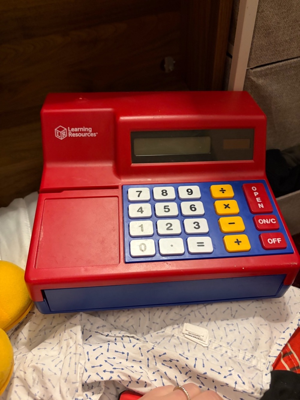 Learning Resources Red Toy Cash Register